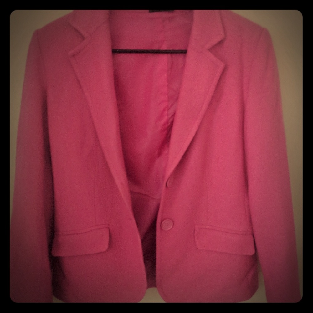 Pink wool jacket